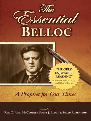 cover image of The Essential Belloc